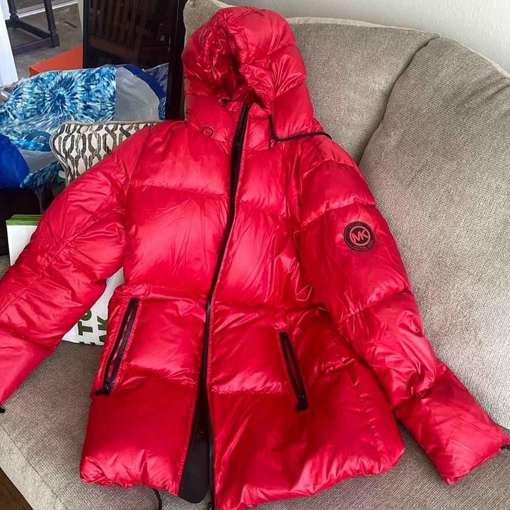 Puffer jacket. Size small in woman